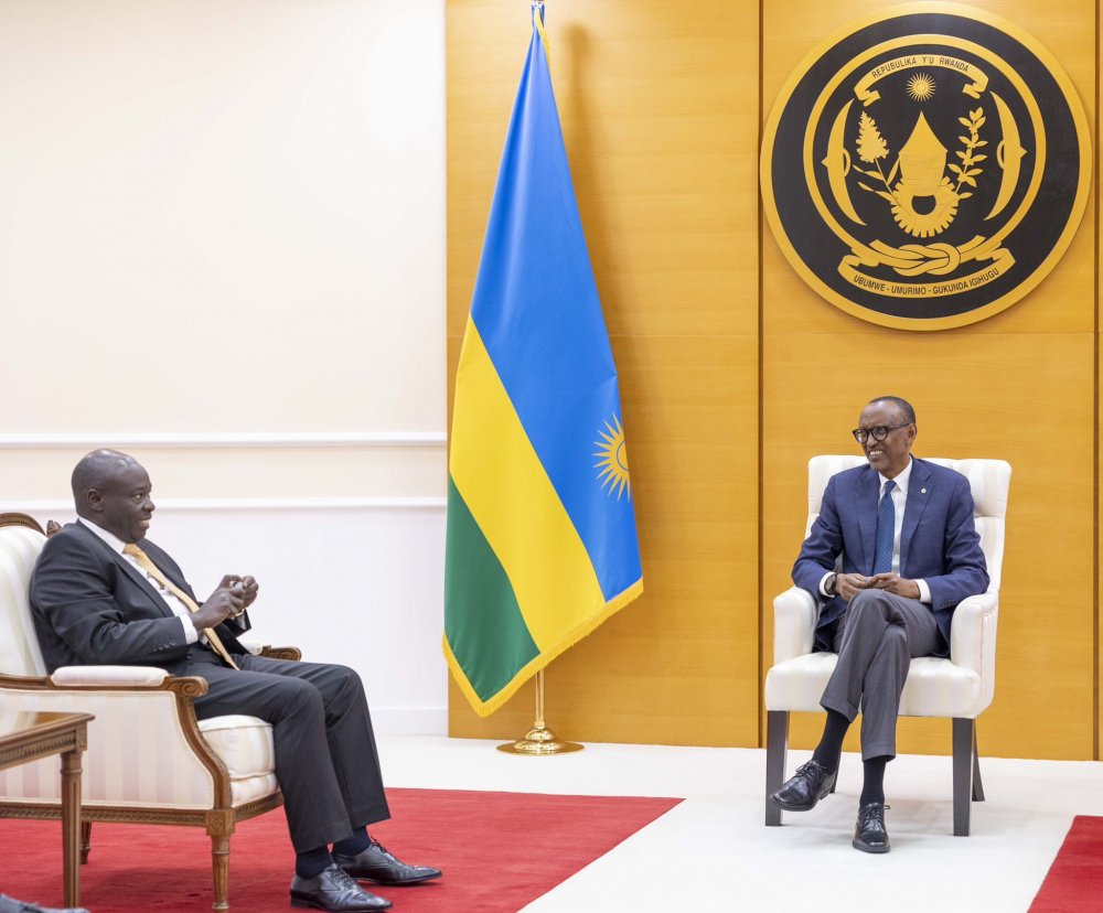 Perezida Kagame Yahaye Ikaze Visi Perezida Wa Kenya.